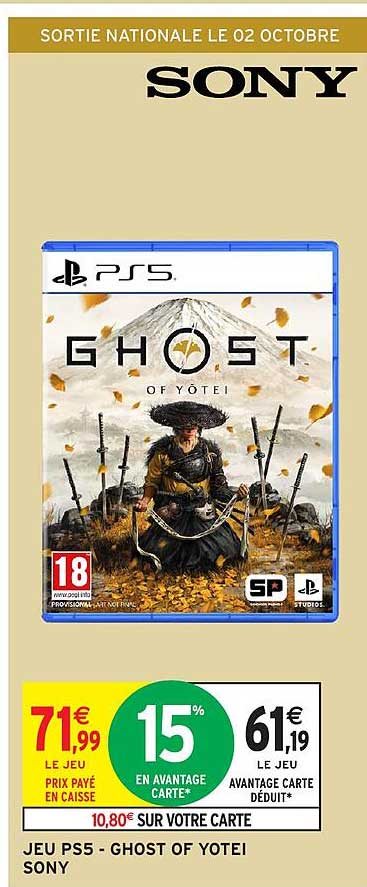 Jeu PS5 - GHOST of YŌTEI