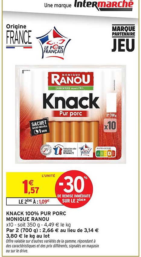 KNACK 100% PUR PORC MONIQUE RANOU
