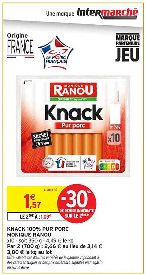 KNACK 100% PUR PORC MONIQUE RANOU