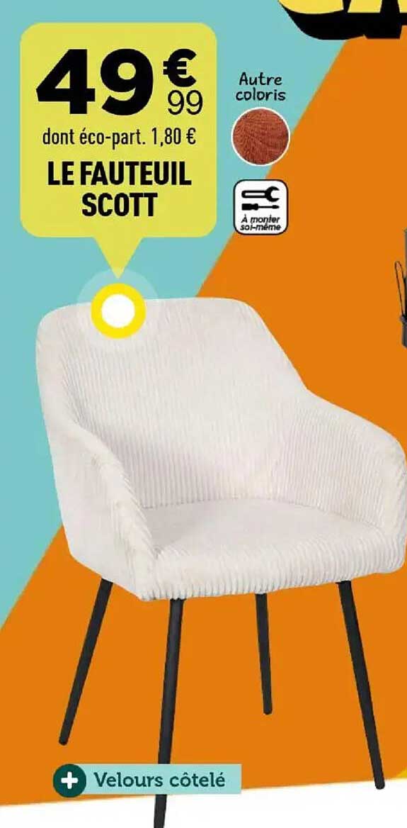 LE FAUTEUIL SCOTT