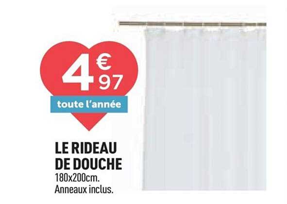 LE RIDEAU DE DOUCHE