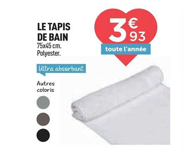 LE TAPIS DE BAIN