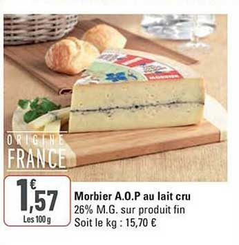 Morbier A.O.P au lait cru