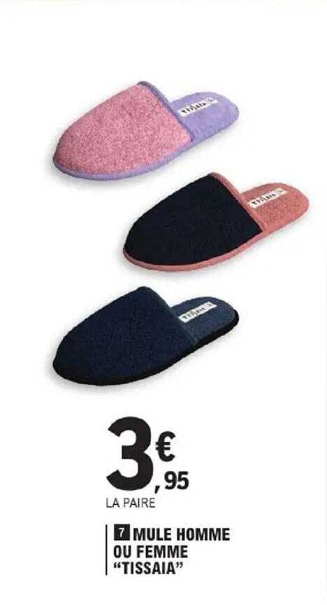MULE HOMME OU FEMME "TISSAIA"