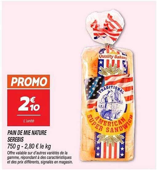PAIN DE MIE NATURE SERBIS