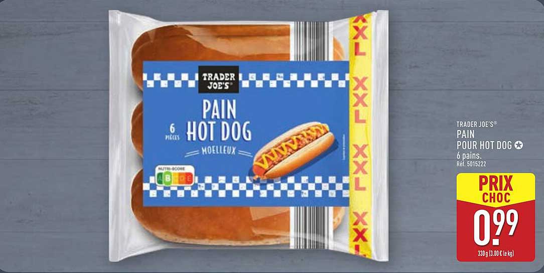 PAIN POUR HOT DOG