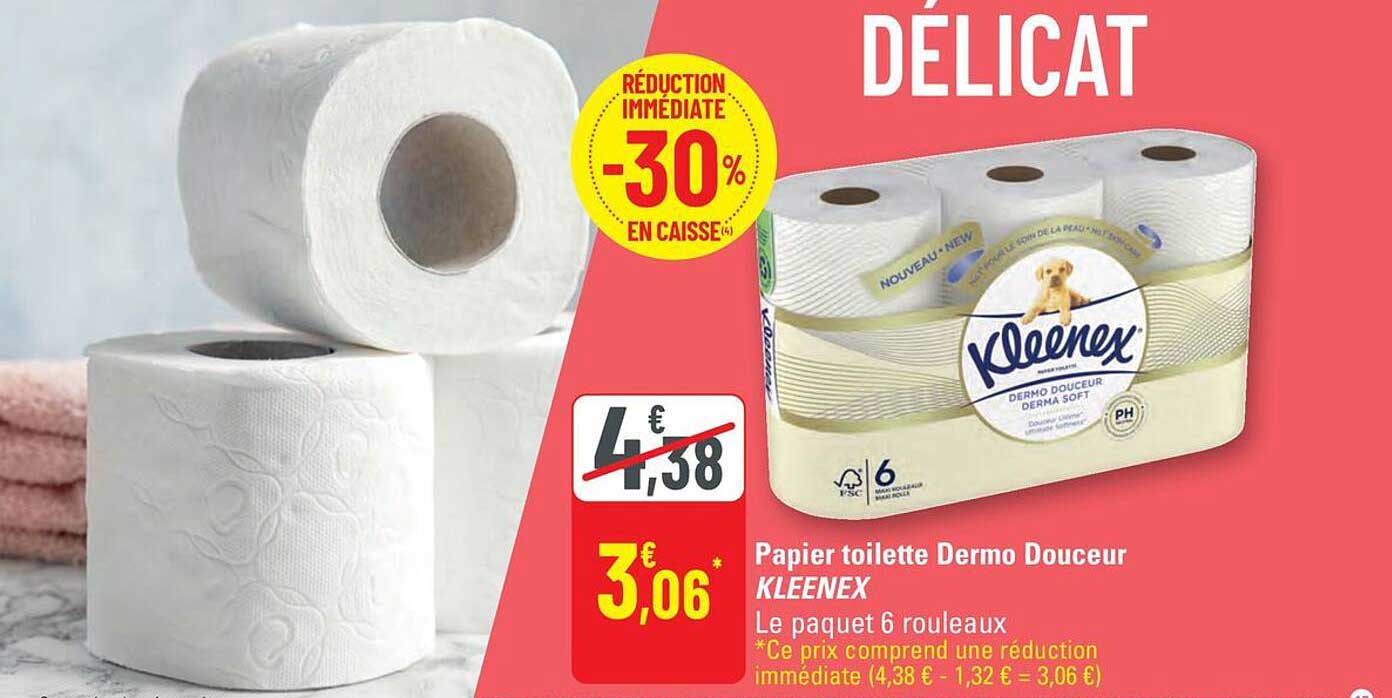 Papier toilette Dermo Douceur KLEENEX