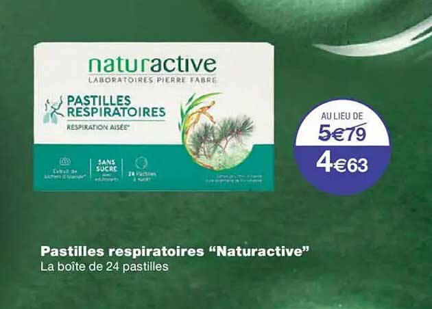 Pastilles respiratoires "Naturactive"