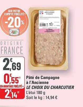 Pâté de Campagne à l'Ancienne