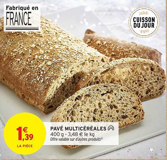 PAVÉ MULTICÉRÉALES