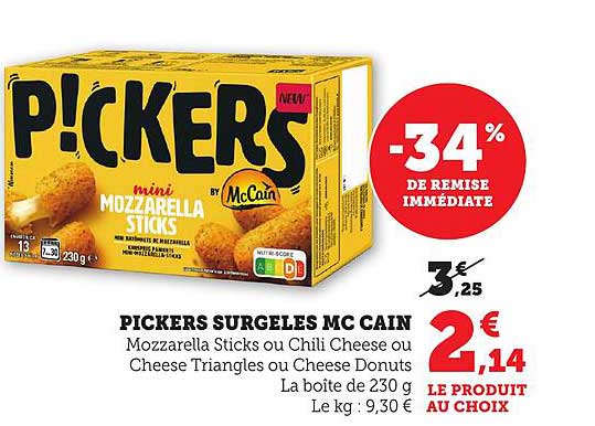 PICKERS SURGELÉS MC CAIN