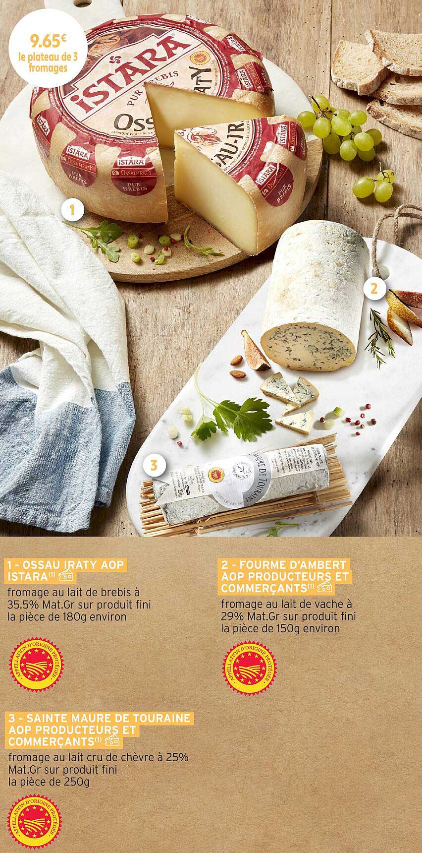 Plateau de Fromages Istara