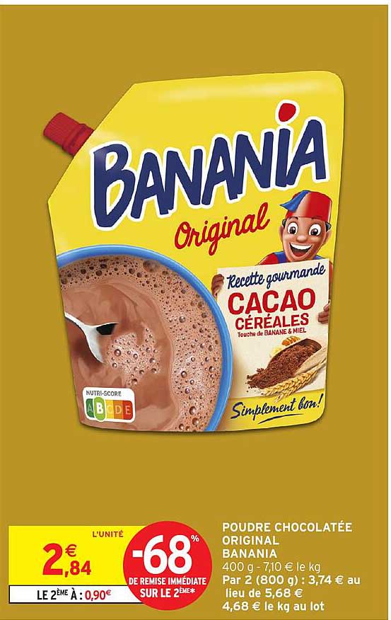 POUDRE CHOCOLATÉE ORIGINAL BANANIA