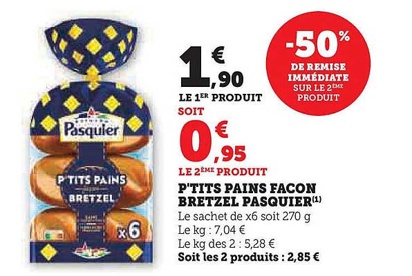P'tits Pains Façon Bretzel Pasquier