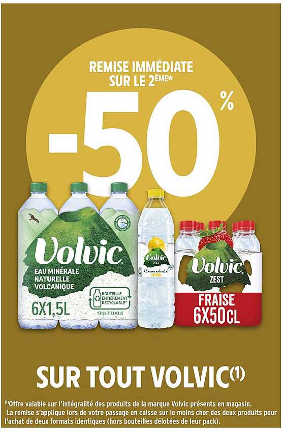 REMBOURSEMENT IMMEDIAT SUR LE 2EME* -50%
