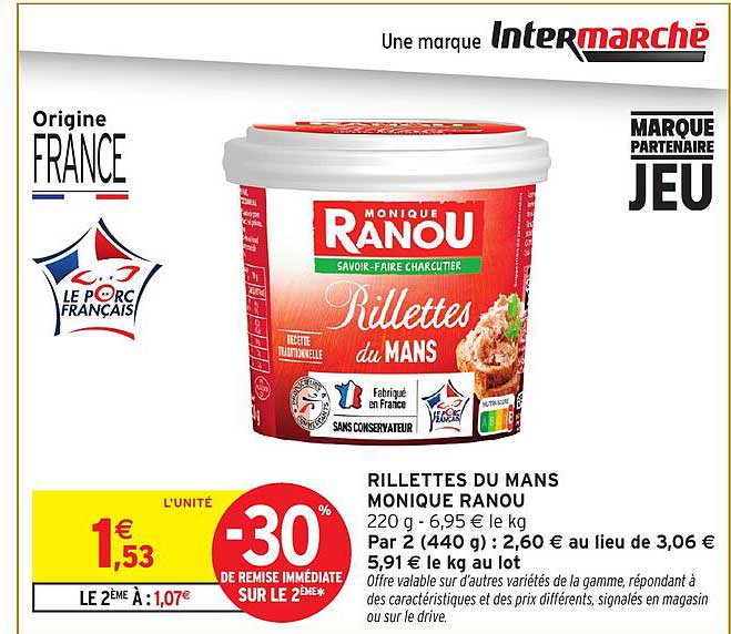 RILLETTES DU MANS MONIQUE RANOU