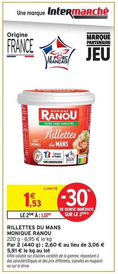 RILLETTES DU MANS MONIQUE RANOU
