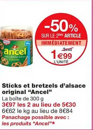 Sticks et bretezls d'alsace original “Ancel”