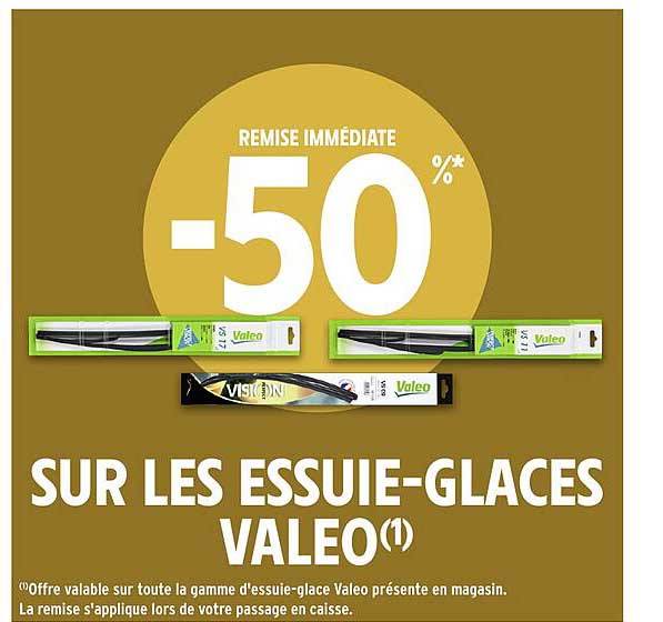 SUR LES ESSUIE-GLACES VALEO