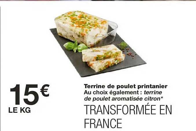 Terrine de poulet printanier