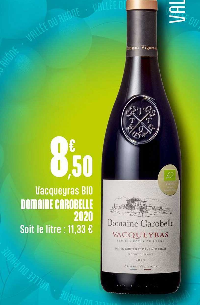 Vacqueyras BIO DOMAINE CAROBELLE 2020