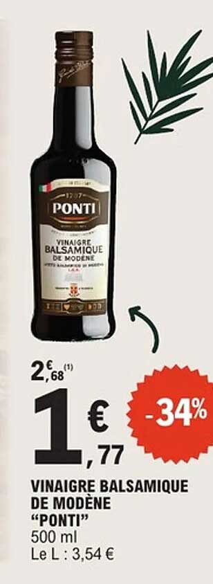 Vinaigre Balsamique de Modène "PONTI"