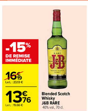 -15% DE REMISE IMMÉDIATE