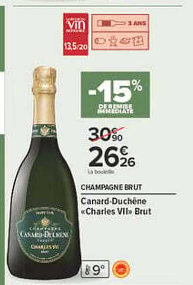 -15% DE REMISE IMMÉDIATE