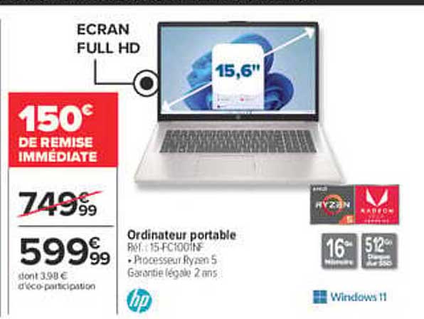 150€ DE REMISE IMMÉDIATE