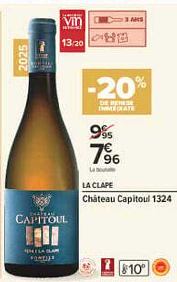 -20% DE RÉDUCTION IMMÉDIATE