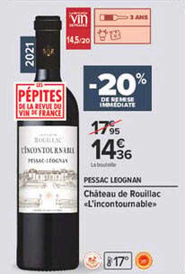 -20% DE REMISE IMMÉDIATE