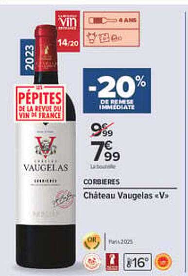 -20% DE REMISE IMMÉDIATE