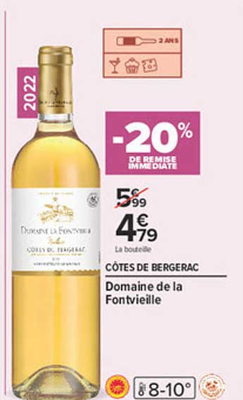 -20% DE REMISE IMMÉDIATE