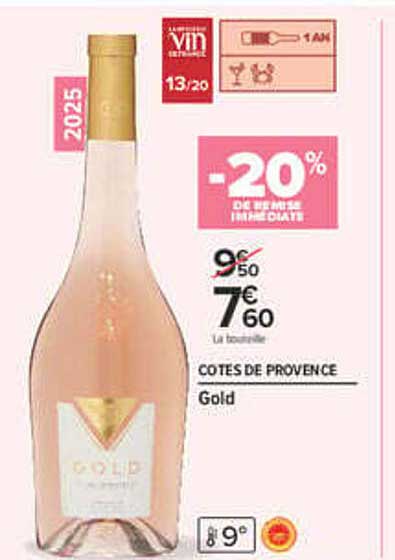 -20% DE REMISE IMMÉDIATE