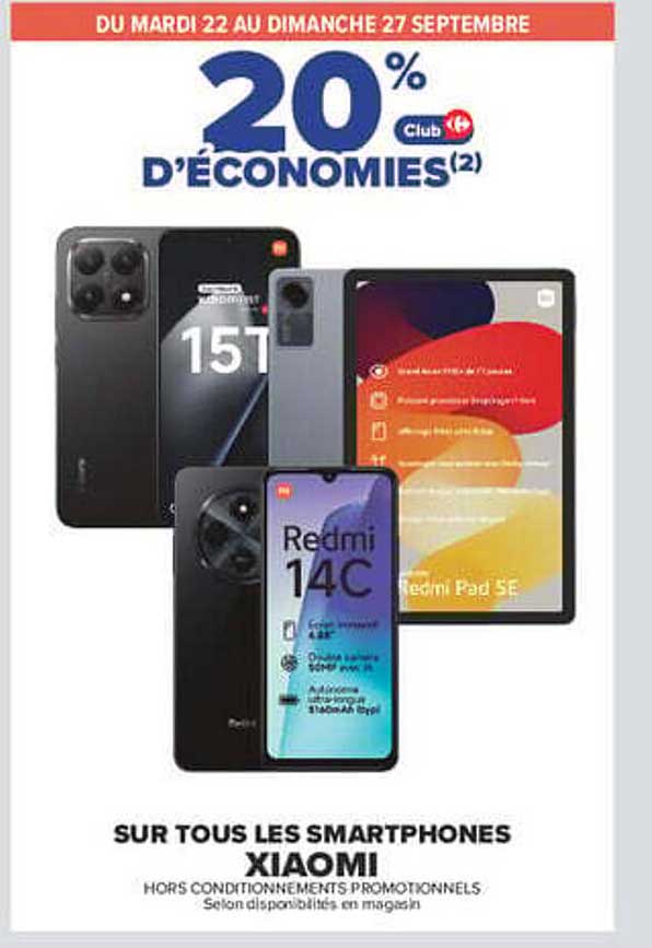 20% d'économies(2)