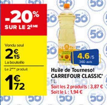 -20% SUR LE 2ÈME