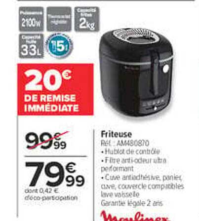 20€ DE REMISE IMMÉDIATE