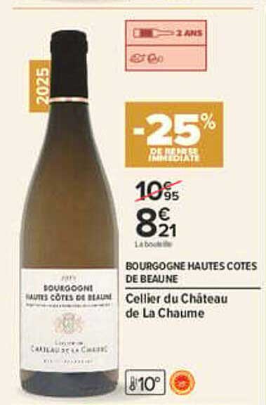 -25% DE RÉDUCTION IMMÉDIATE