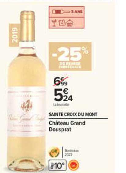 -25% de réduction immédiate