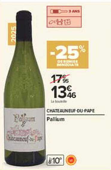 -25% de remboursé immédiate
