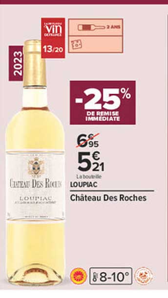 -25% DE REMISE IMMÉDIATE