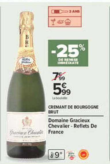 -25% DE REMISE IMMÉDIATE