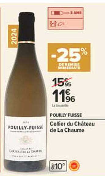 -25% DE REMISE IMMÉDIATE