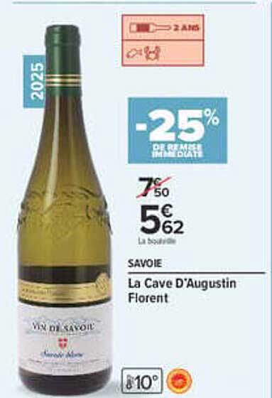 -25% DE REMISE IMMÉDIATE
