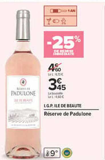 -25% DE REMISE IMMÉDIATE