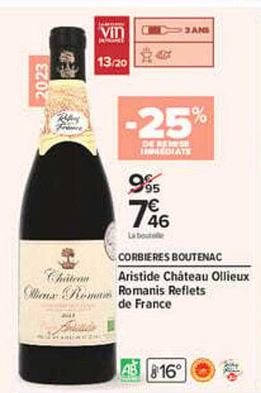 -25% DE REMISE IMMÉDIATE
