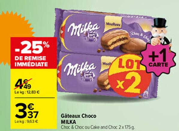 -25% DE REMISE IMMEDIATE