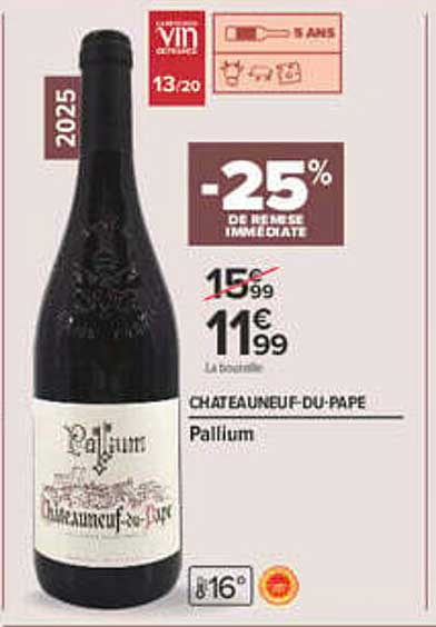 -25% DE REMISE IMMEDIATE