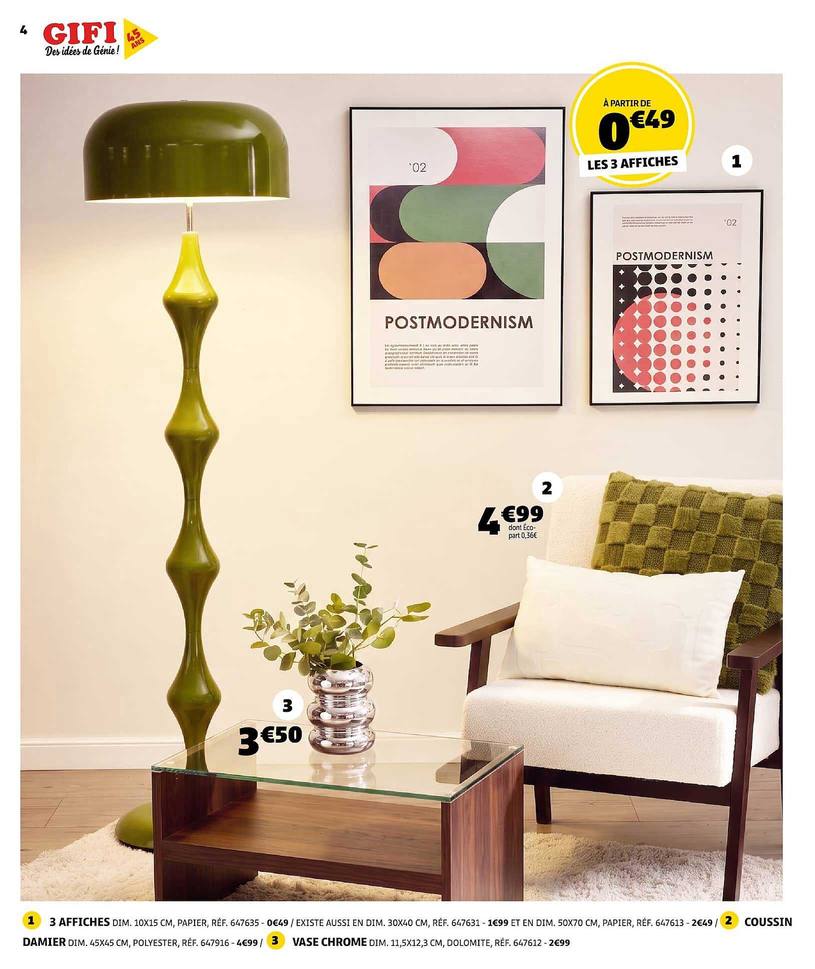 3 AFFICHES