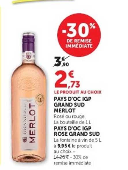 -30% DE REMISE IMMÉDIATE